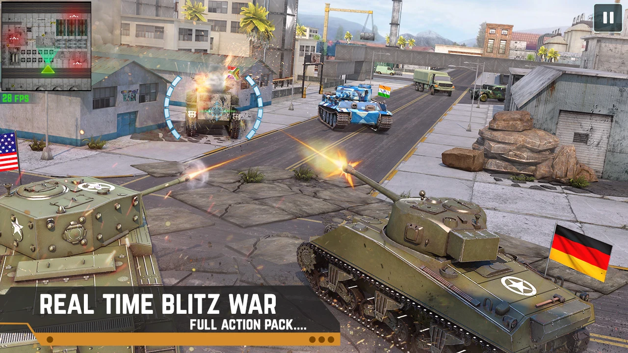 Real Tank Battle: War Games 3D screenshot