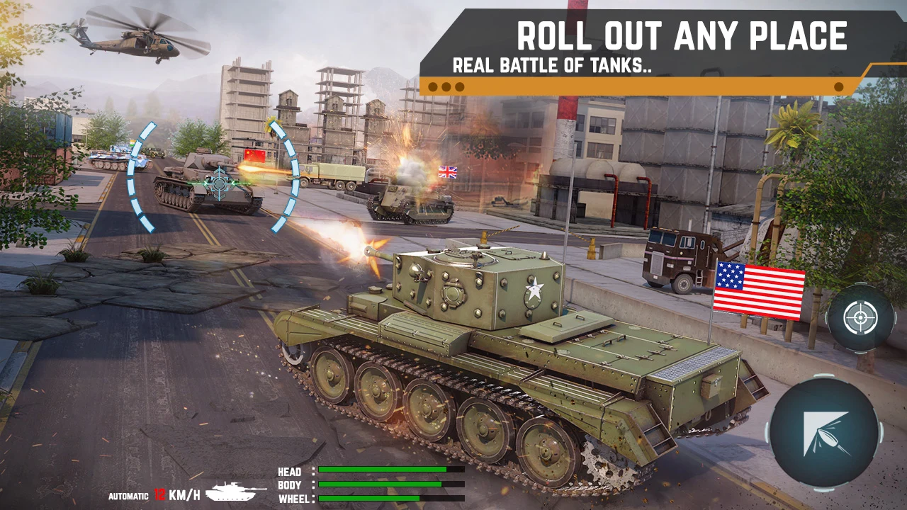 Real Tank Battle: War Games 3D screenshot