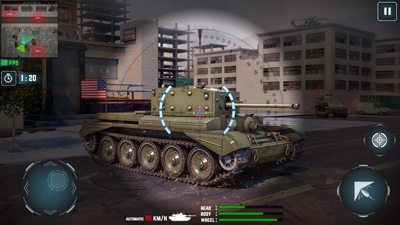 Real Tank Battle: War Games 3D screenshot