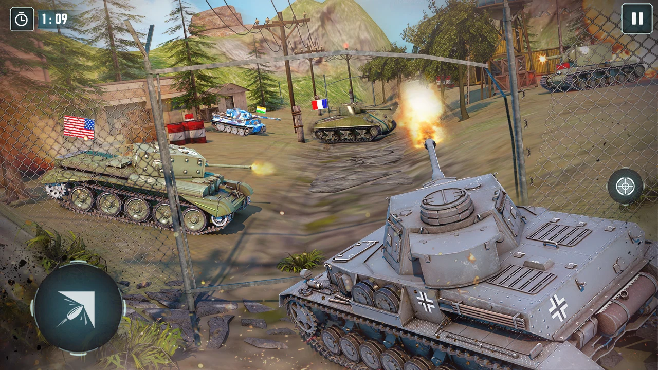 Real Tank Battle: War Games 3D screenshot